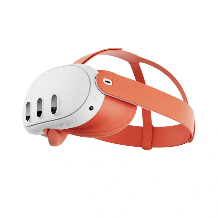 Лицевой интерфейс и оголовье Meta Quest 3 Facial Interface & Head Strap - Blood Orange (899-00629-01)