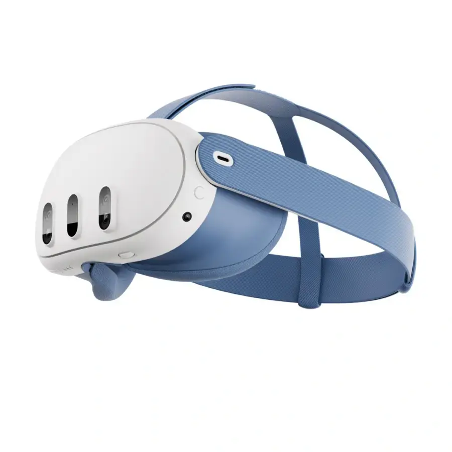 Лицевой интерфейс и оголовье Meta Quest 3 Facial Interface & Head Strap - Elemental Blue (899-00630-01)