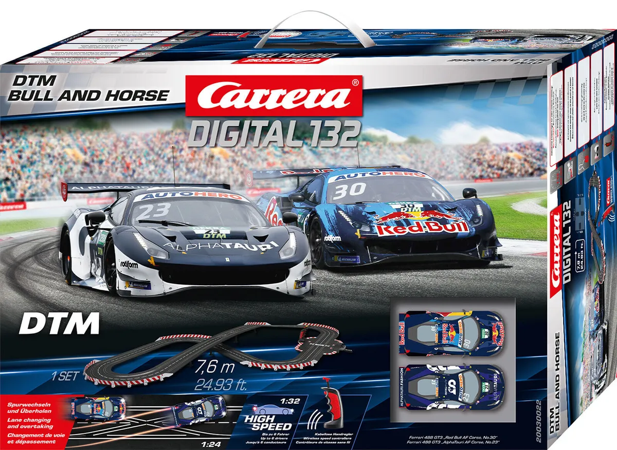 Игровой набор Carrera Digital 132 DTM Bull and Horse 1:32 Scale Digital Slot Car Racing Set (20030022)