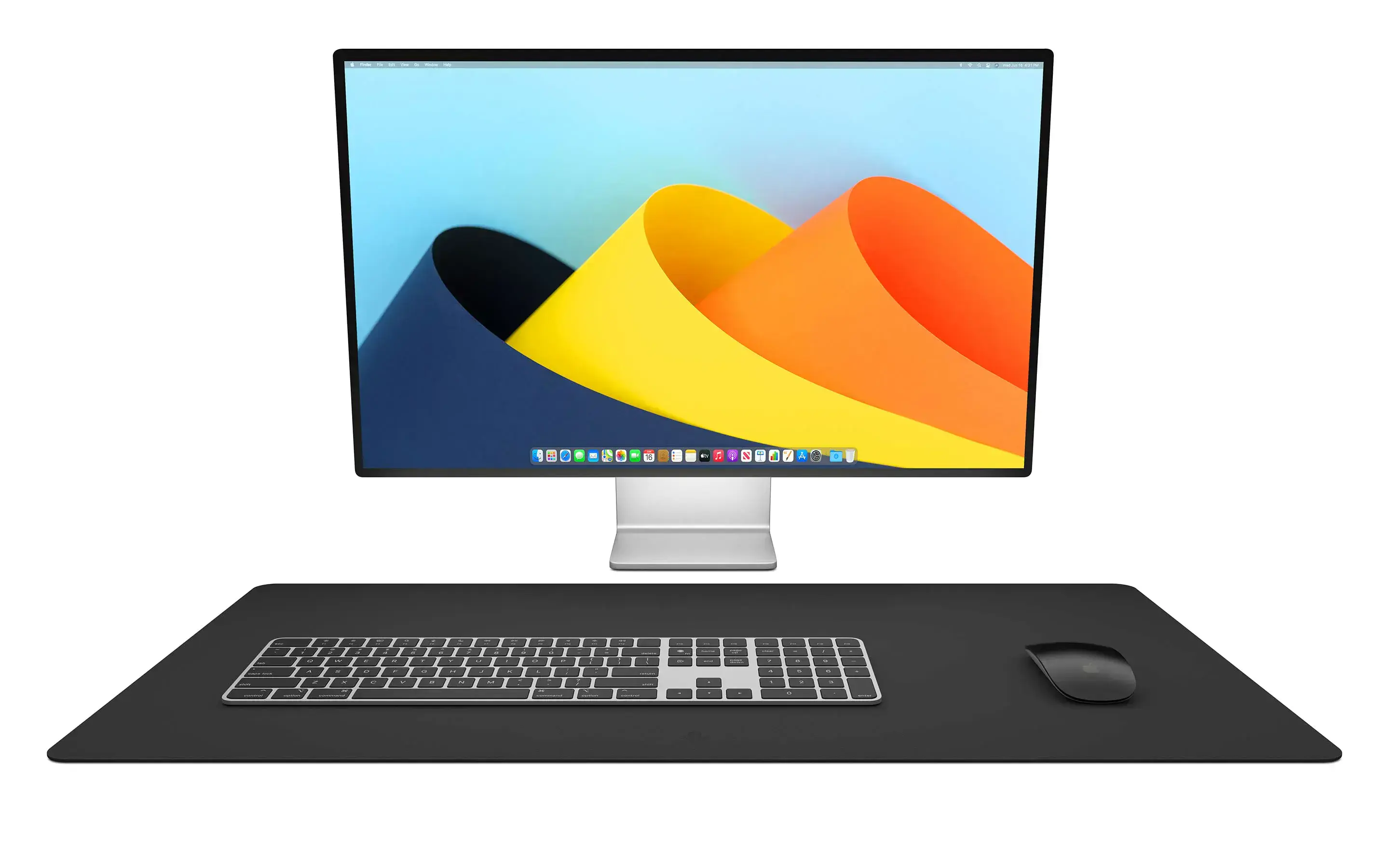 Настольный коврик Twelve South DeskPad with Vegan Leather - Black (TS-2258)