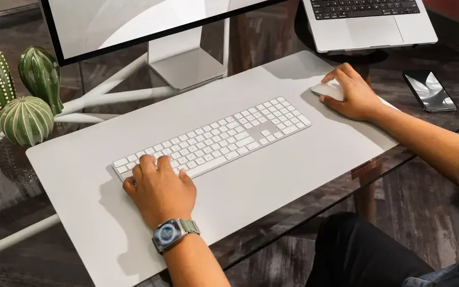 Настільний килимок Twelve South DeskPad with Vegan Leather - Dove Grey (TS-2261)