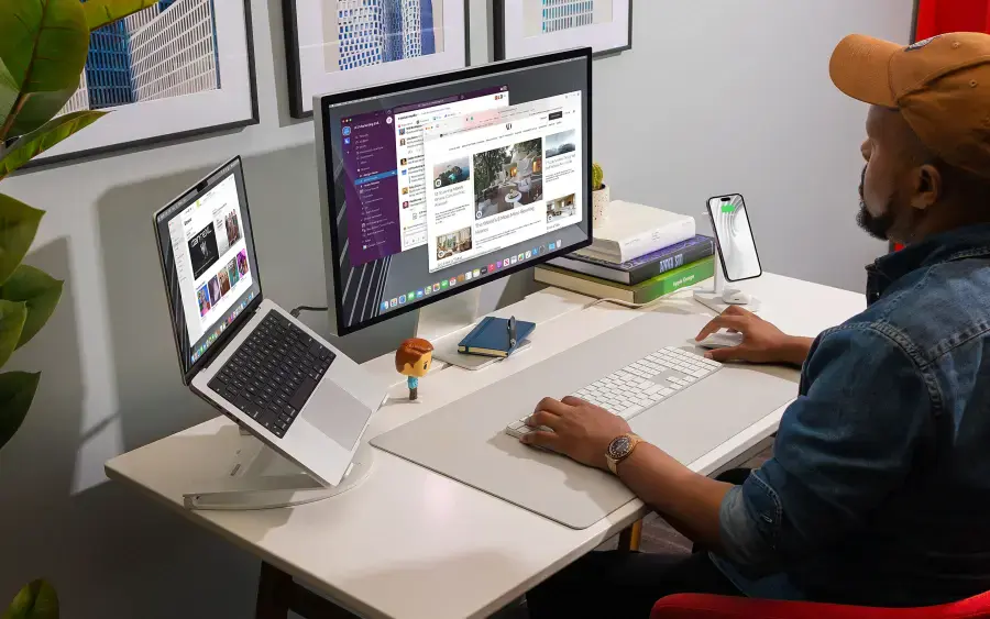 Настільний килимок Twelve South DeskPad with Vegan Leather - Dove Grey (TS-2261)