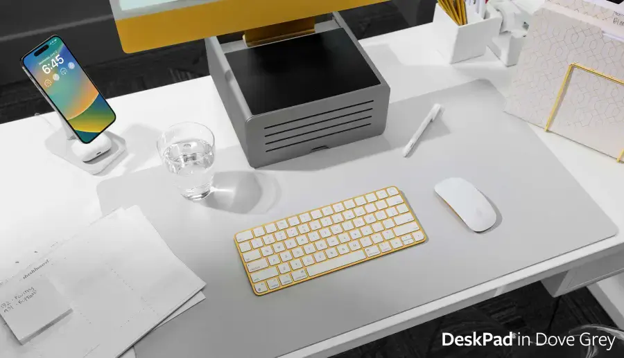 Настільний килимок Twelve South DeskPad with Vegan Leather - Dove Grey (TS-2261)