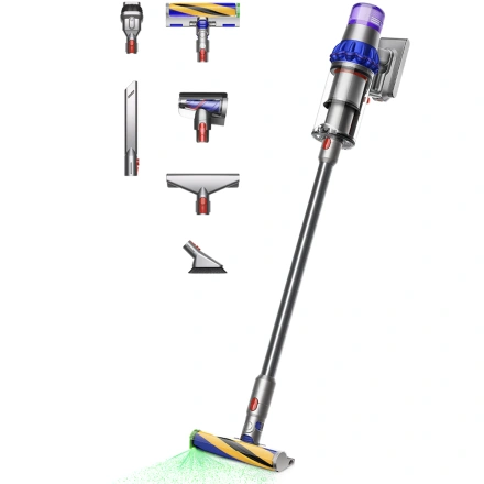 Пылесос Dyson V15 Detect Fluffy - Blue/Nikel (476575-01)