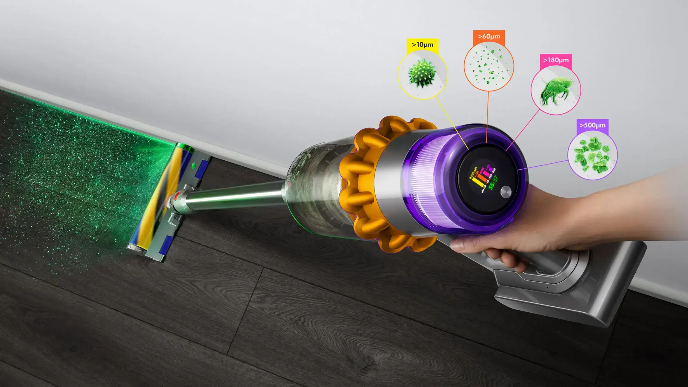 Пылесос Dyson V15 Detect Total Clean - Nickel/Black (476586-01)