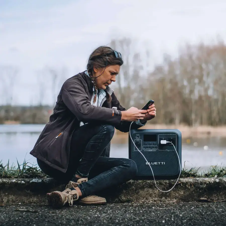 Портативна зарядна станція BLUETTI AC180P Portable Power Station | 1800W 1440Wh (P-AC180P-EU-GY-BL-010)