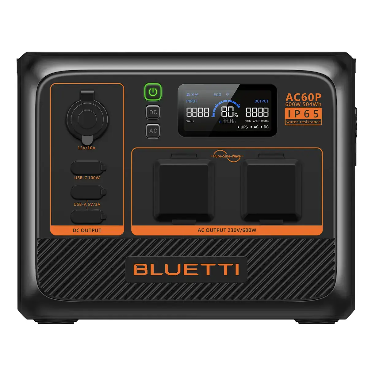 Портативная зарядная станция BLUETTI AC60P Portable Power Station | 600W 504Wh
