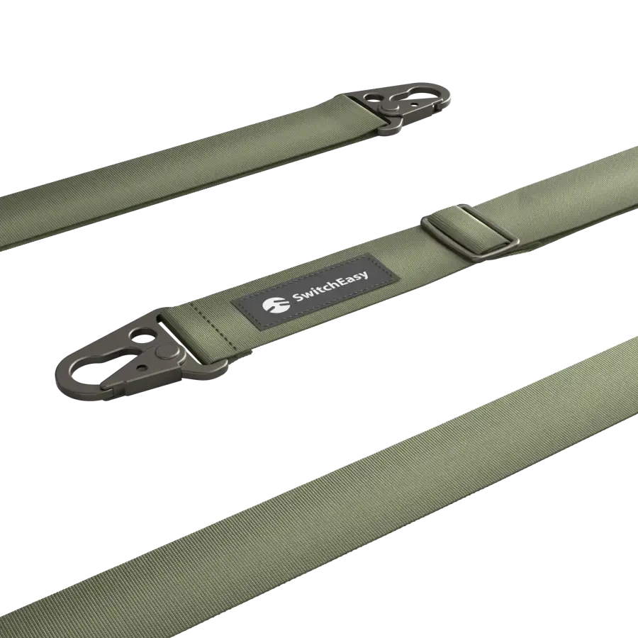 Ремінець через плече SwitchEasy Easy Strap+Easy Strap Card 25mm - Army Green (SPHIPH155AN23)
