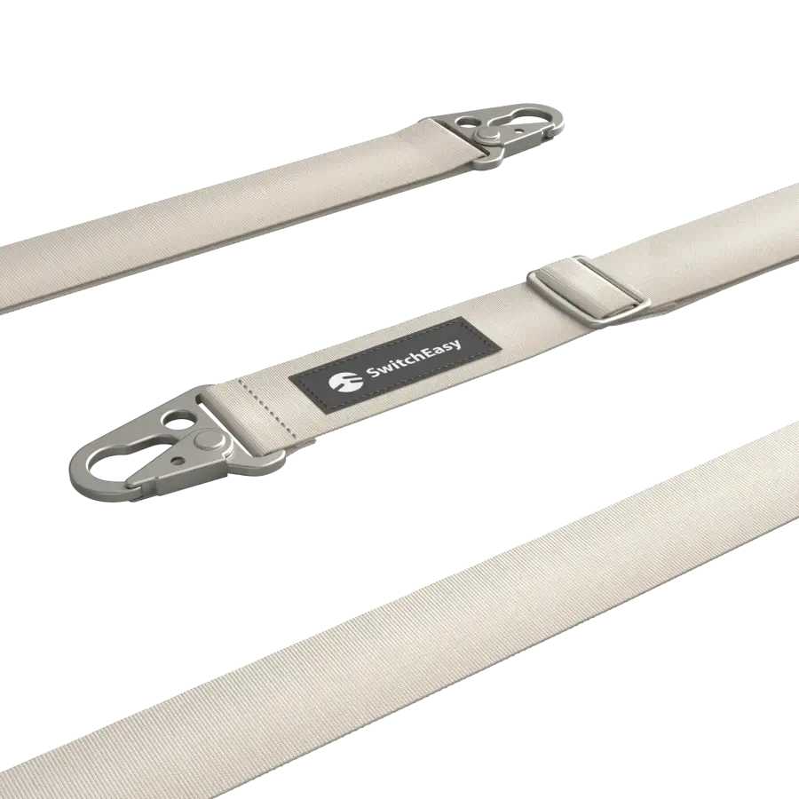 Ремінець через плече SwitchEasy Easy Strap+Easy Strap Card 25mm - Coconut White (SPHIPH155CH23)