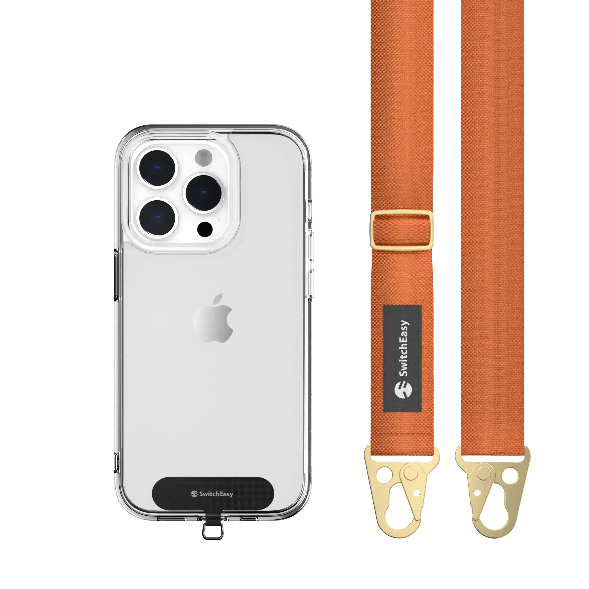Ремінець через плече SwitchEasy Easy Strap+Easy Strap Card 25mm - Orange (SPHIPH155OG23)