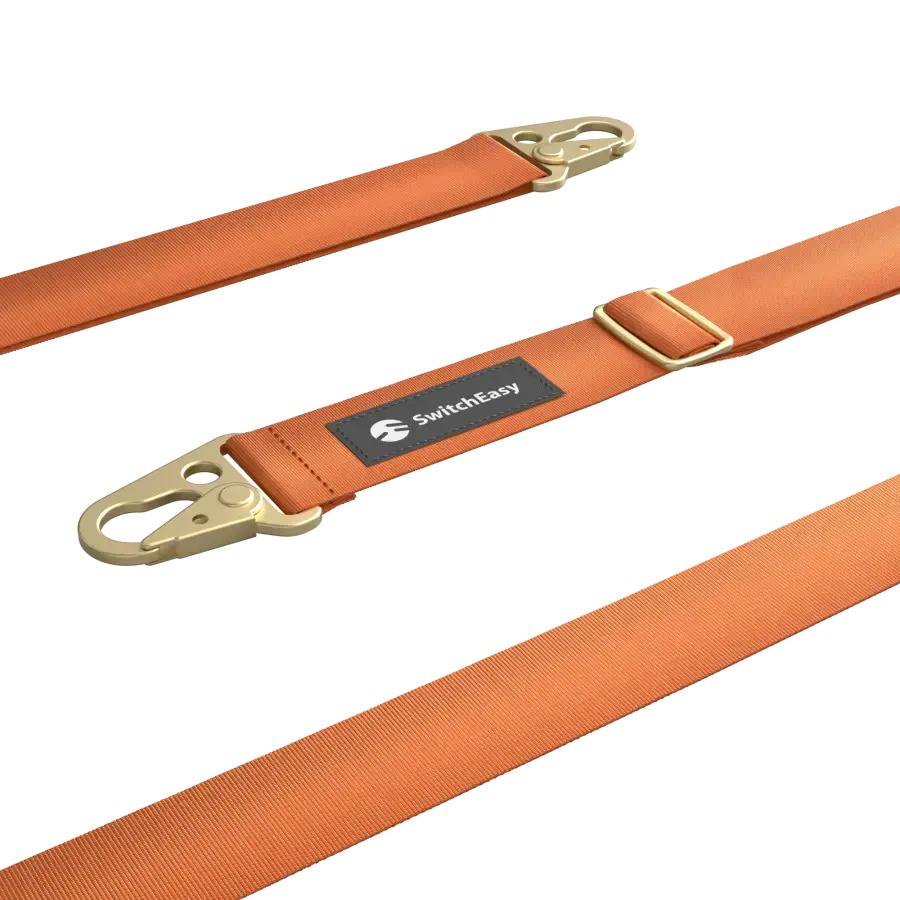 Ремінець через плече SwitchEasy Easy Strap+Easy Strap Card 25mm - Orange (SPHIPH155OG23)