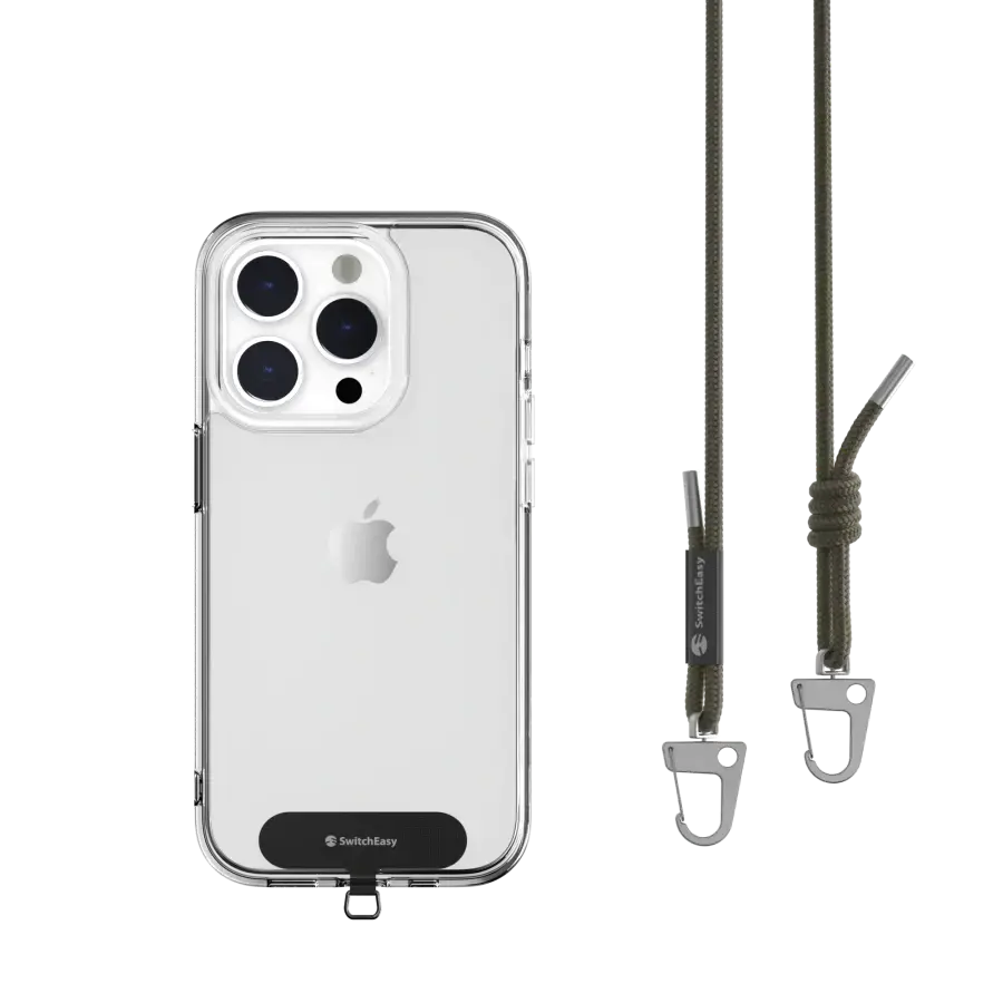 Ремінець через плече SwitchEasy Easy Strap+Easy Strap Card 6mm - Army Green (SPHIPH154AN23)