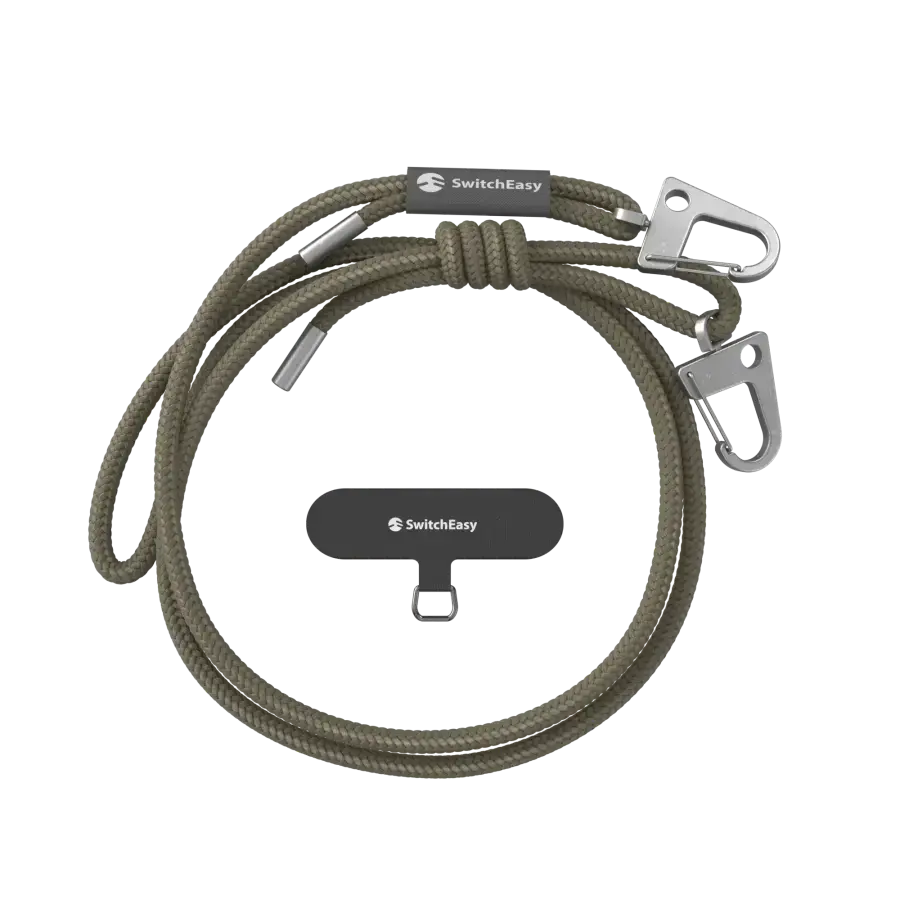 Ремінець через плече SwitchEasy Easy Strap+Easy Strap Card 6mm - Army Green (SPHIPH154AN23)