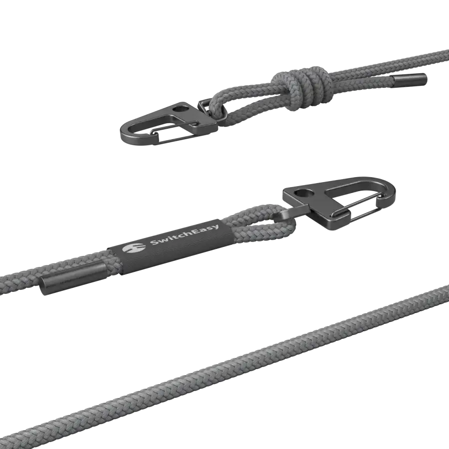 Ремінець через плече SwitchEasy Easy Strap+Easy Strap Card 6mm - Gray (SPHIPH154GR23)