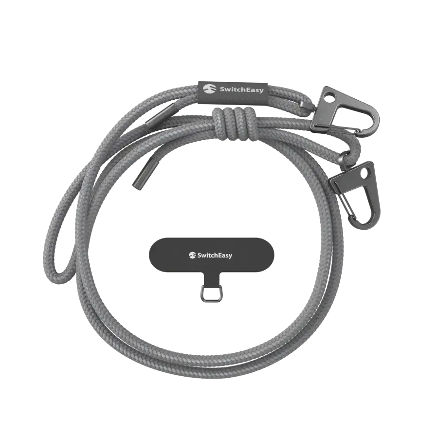 Ремінець через плече SwitchEasy Easy Strap+Easy Strap Card 6mm - Gray (SPHIPH154GR23)