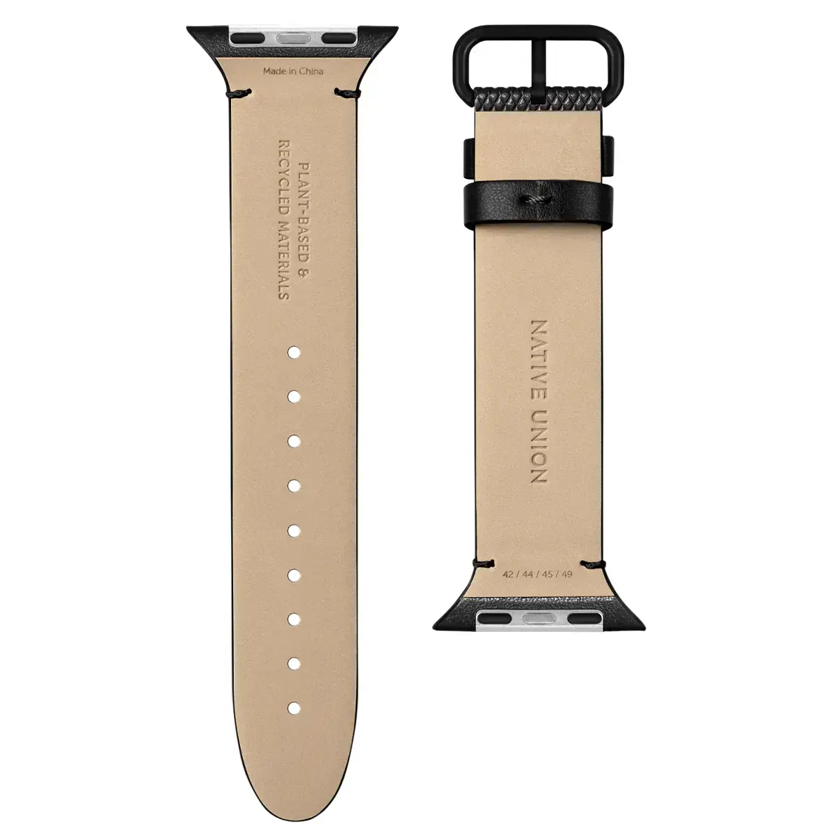Ремінець Native Union (RE) Classic Band Black for Apple Watch 49/45/44mm (RESTRAP-AW-L-BLK)