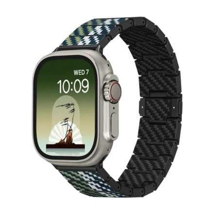 Ремінець Pitaka Chroma Carbon Band Poetry of Things Wind for Apple Watch 49/45/44mm (AWB2305)