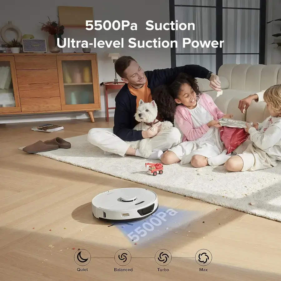 Робот-пылесос RoboRock S7 Max Ultra with RockDock Ultra - Black (S7MXU52-00)