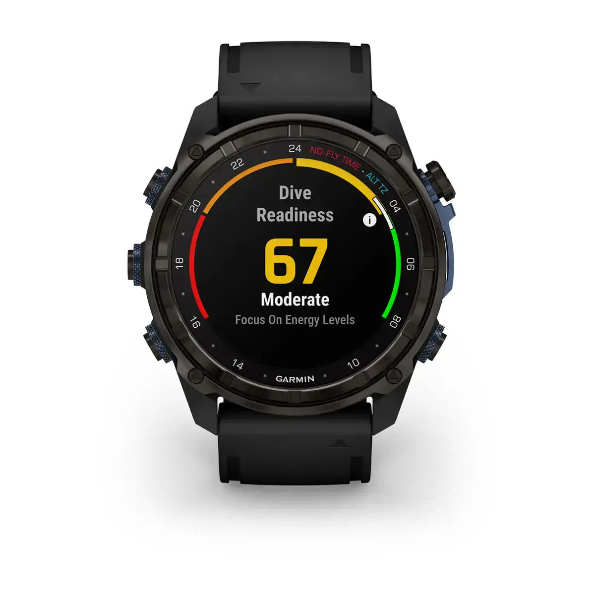 Смарт-часы Garmin Descent Mk3i – 51 mm Carbon Gray DLC Titanium with Black Silicone Band (010-02752-10/11)