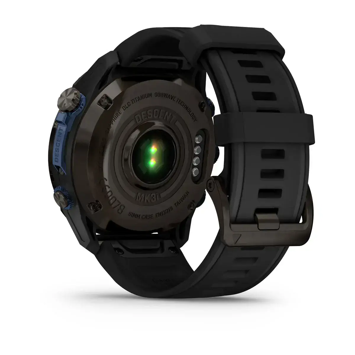 Смарт-часы Garmin Descent Mk3i – 51 mm Carbon Gray DLC Titanium with Black Silicone Band (010-02752-10/11)