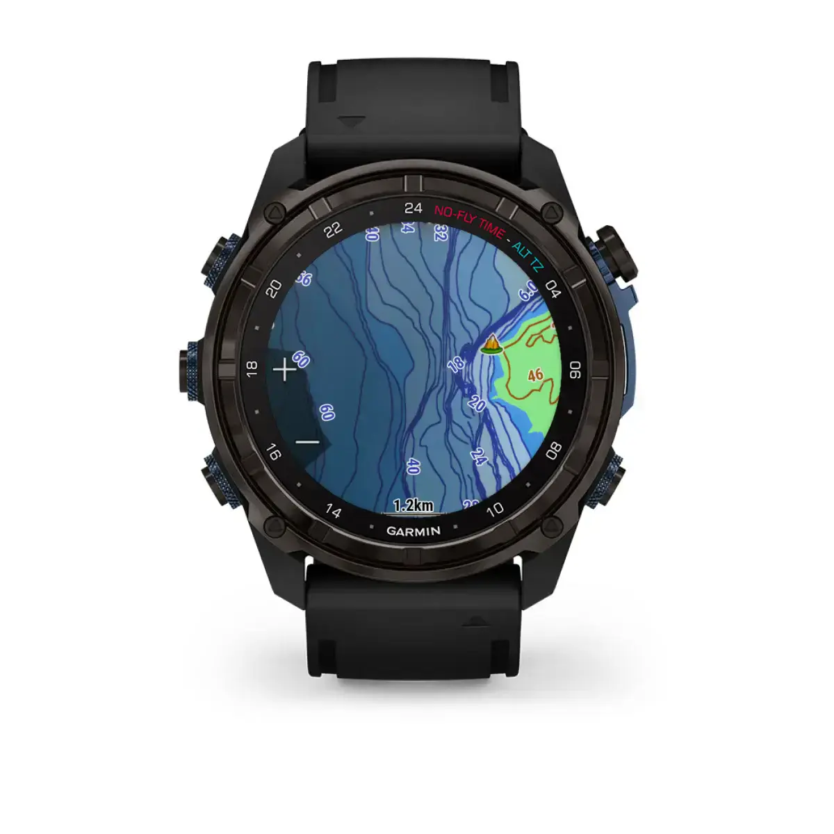 Смарт-часы Descent Mk3i – 51 mm Carbon Gray DLC Titanium with Black Silicone Band and Descent T2 Transceiver (BNDL-DMK3-51CGDT2)