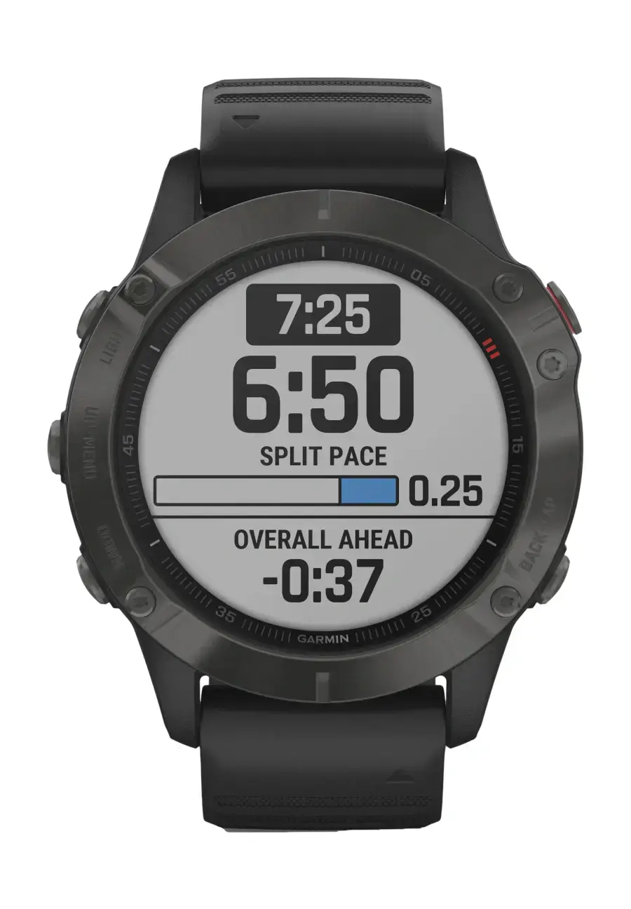 Смарт-годинник Garmin Fenix 6 Sapphire Сarbon Grey DLC with Black Band (010-02158-10/11)