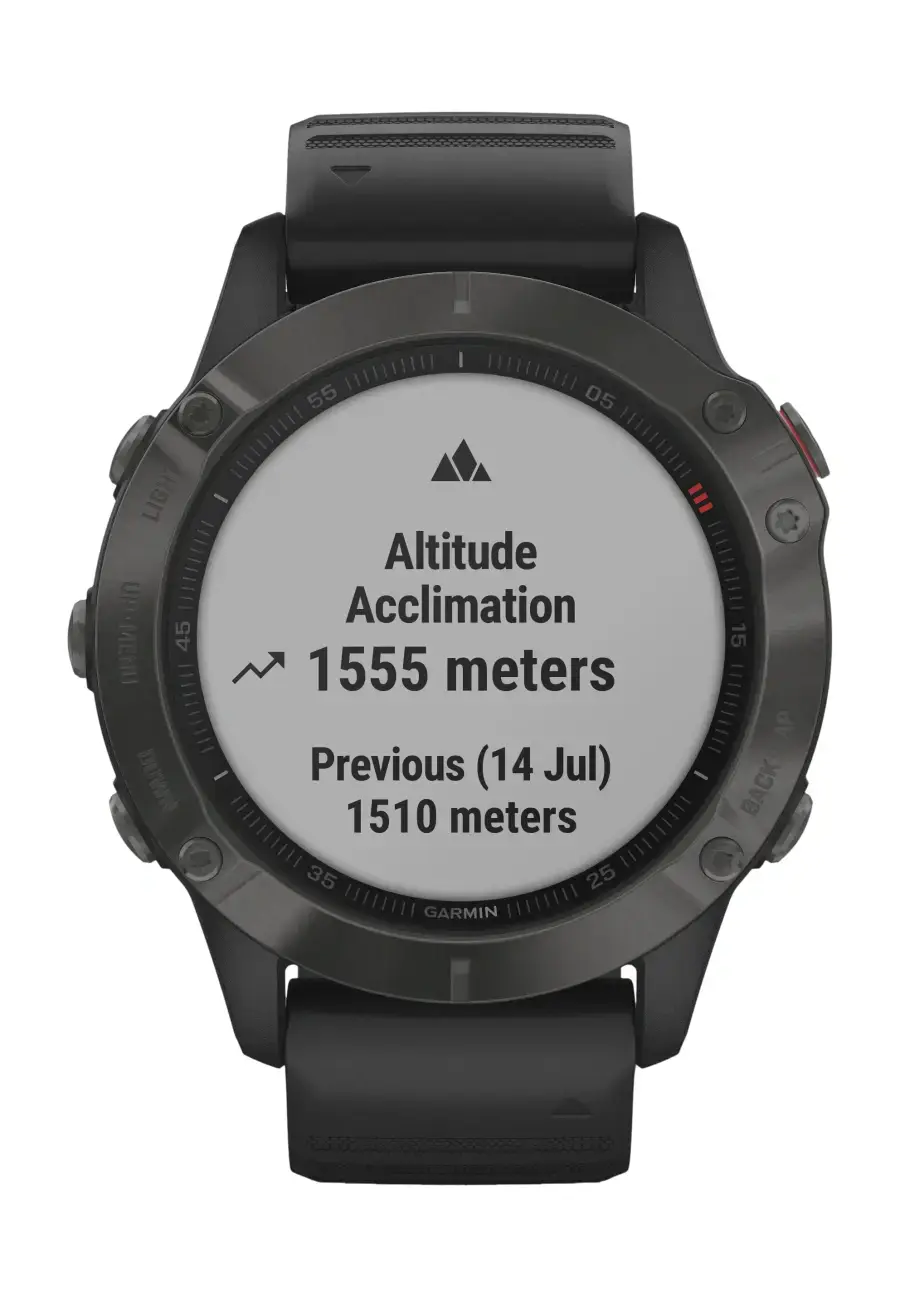 Смарт-годинник Garmin Fenix 6 Sapphire Сarbon Grey DLC with Black Band (010-02158-10/11)