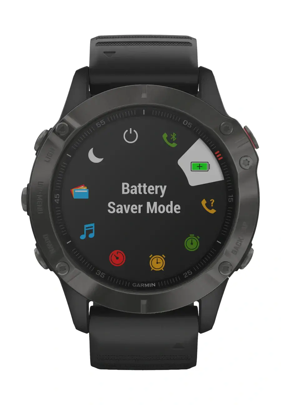 Смарт-годинник Garmin Fenix 6 Sapphire Сarbon Grey DLC with Black Band (010-02158-10/11)