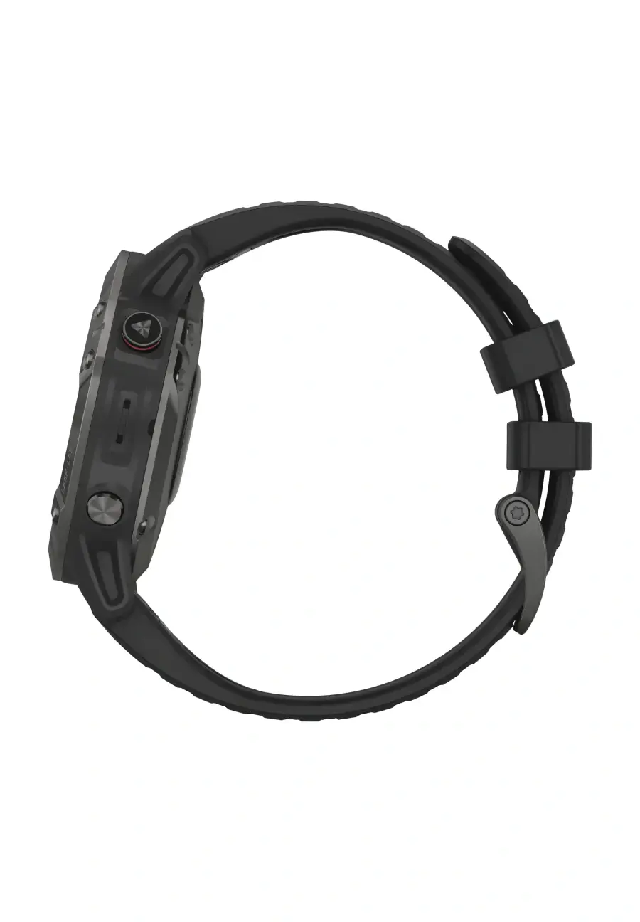 Смарт-годинник Garmin Fenix 6 Sapphire Сarbon Grey DLC with Black Band (010-02158-10/11)