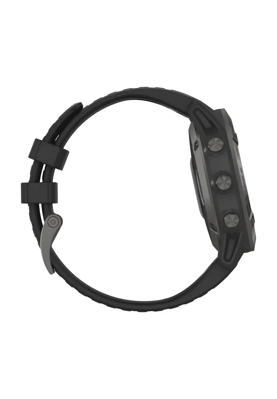 Смарт-годинник Garmin Fenix 6 Sapphire Сarbon Grey DLC with Black Band (010-02158-10/11)