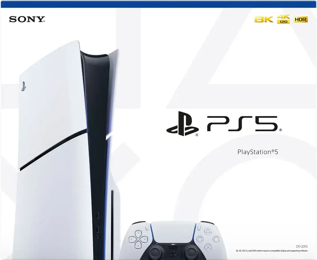Стаціонарна ігрова приставка Sony PlayStation 5 Slim Blu-Ray 1TB з підпискою PlayStation Plus Deluxe на 24 місяці