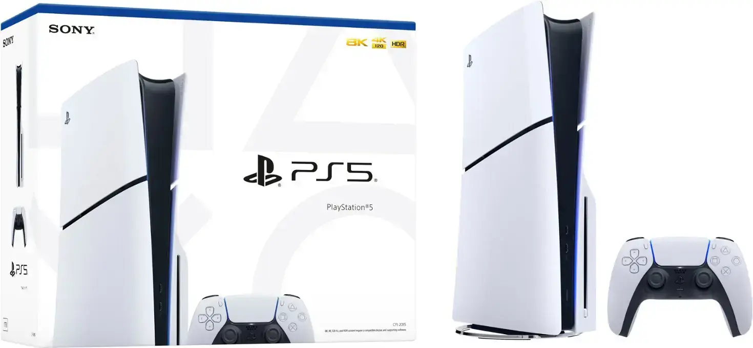 Стаціонарна ігрова приставка Sony PlayStation 5 Slim Blu-Ray 1TB з підпискою PlayStation Plus Deluxe на 24 місяці