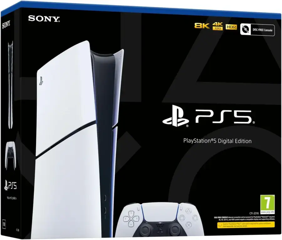 Стаціонарна ігрова приставка Sony PlayStation 5 Slim Digital Edition 1TB (1000040660)