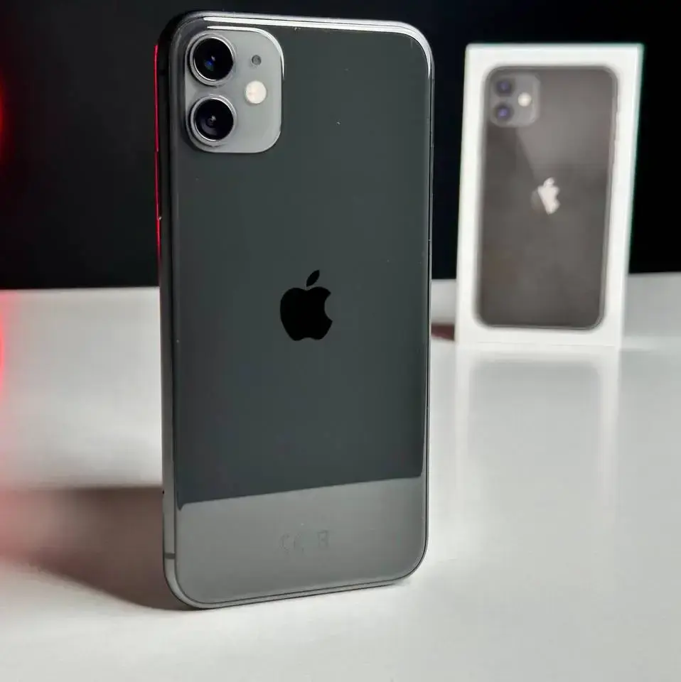 USED Apple iPhone 11 64GB Black (MWL72)🔋100%(Состояние - 9.5/10, Комплект - iPhone, коробка | гарантия - 1 мес.)