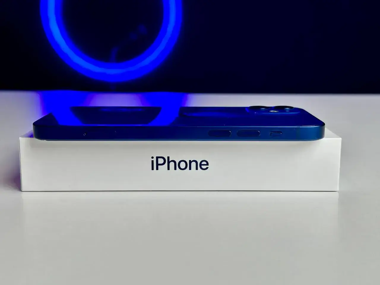 USED Apple iPhone 12 128GB Blue (MGHF3, MGJE3)🔋86%(Стан - 9/10, Комплект - iPhone, коробка | гарантія - 1 міс.)