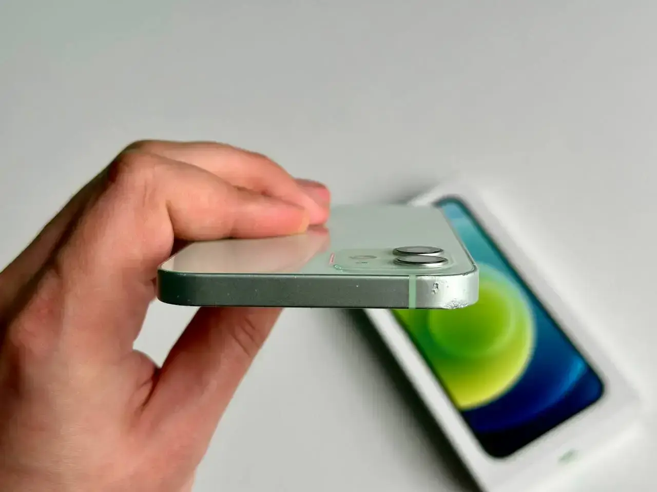 USED Apple iPhone 12 128GB Green (MGHG3, MGJF3)🔋85%(Состояние - 7/10, Комплект - iPhone, коробка | гарантия - 1 мес.)