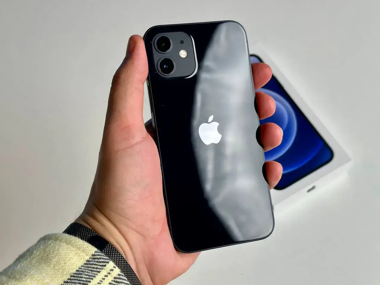 USED Apple iPhone 12 256GB Black (MGHH3, MGJG3)🔋100%(Состояние - 9/10, Комплект - Полный | гарантия - 1 мес.)