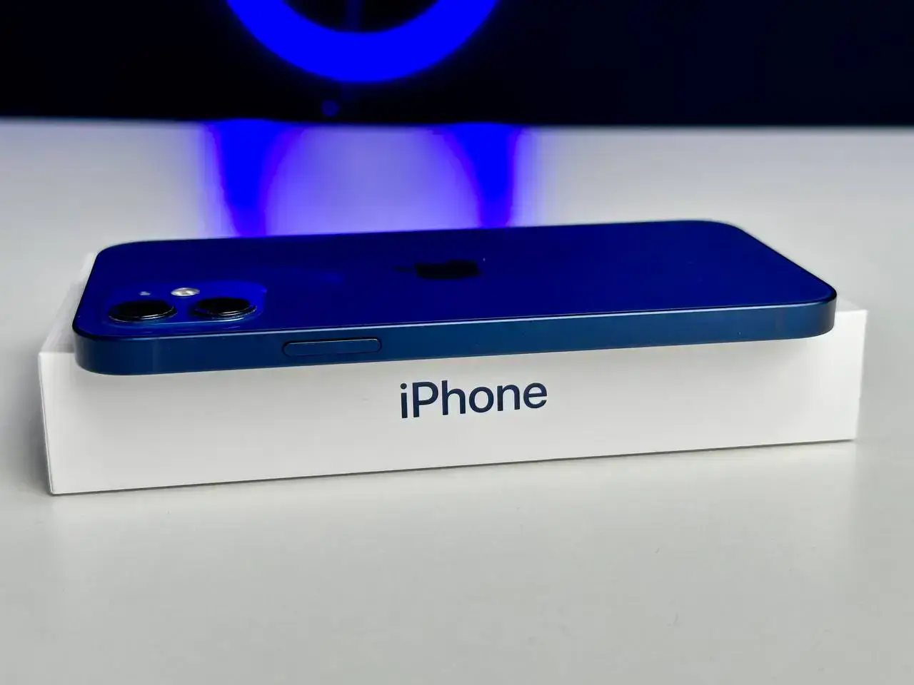 USED Apple iPhone 12 Dual Sim 256GB Blue (MGH43)🔋100%(Стан - 8/10, Комплект - повний | гарантія - 1 міс.)