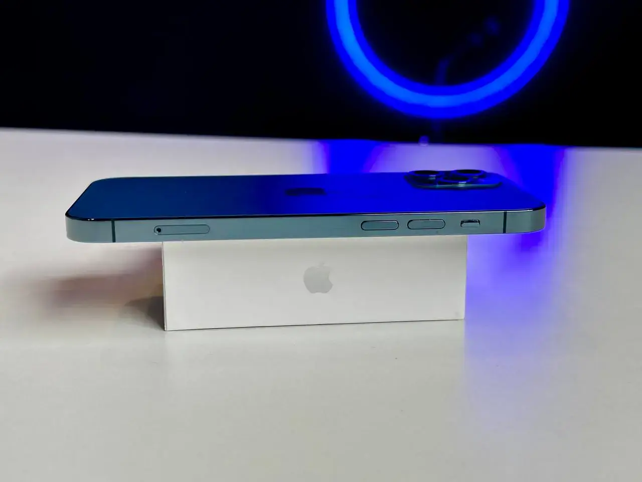 USED Apple iPhone 12 Pro 128GB Pacific Blue (MGLR3, MGMN3)🔋100%(Стан - 9/10, Комплект - iPhone | гарантія - 1 міс.)