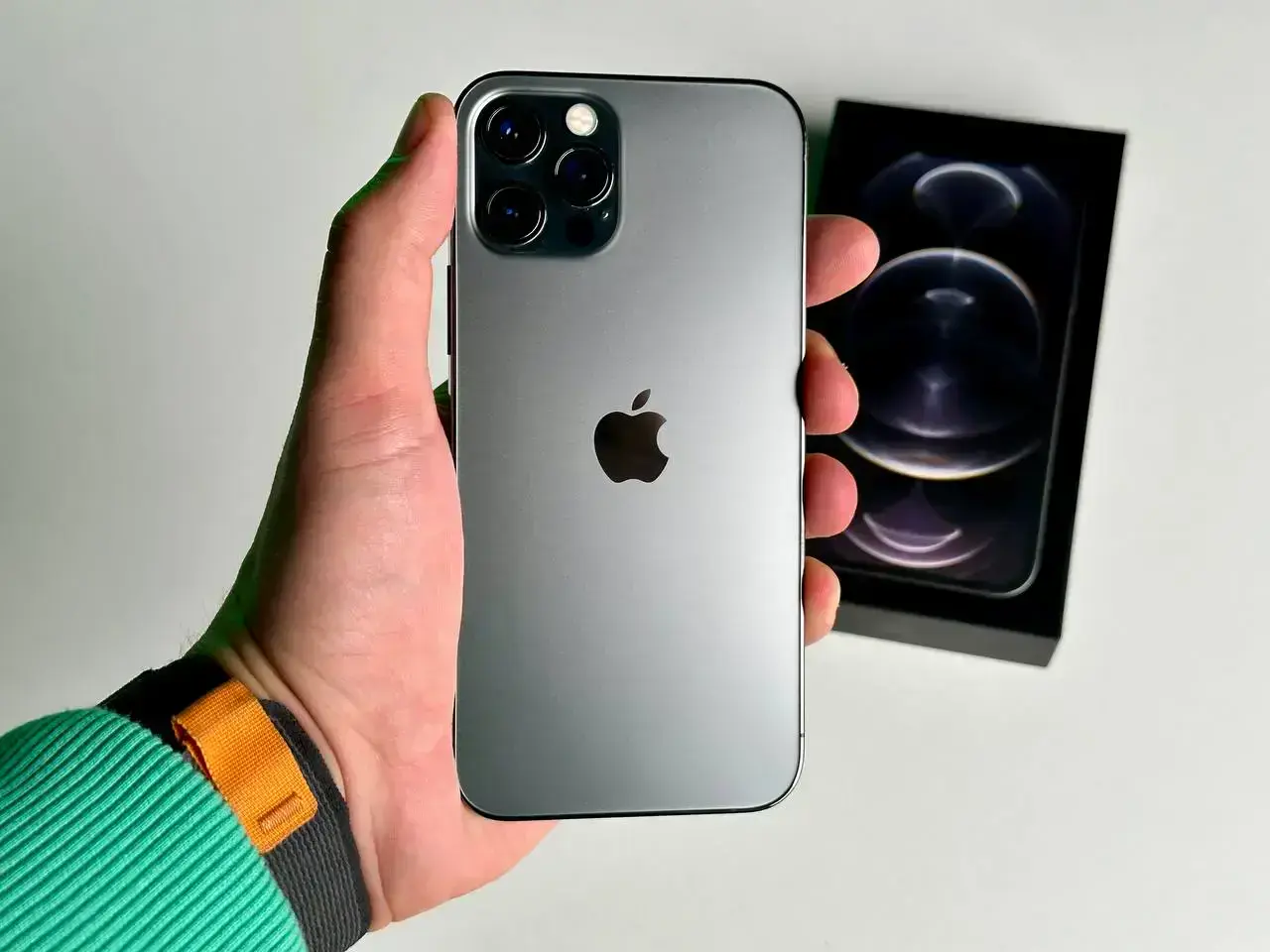 USED Apple iPhone 12 Pro 256GB Graphite (MGLT3, MGMP3)🔋86%(Состояние - 9.5/10, Комплект - Полный | гарантия - 1 мес.)