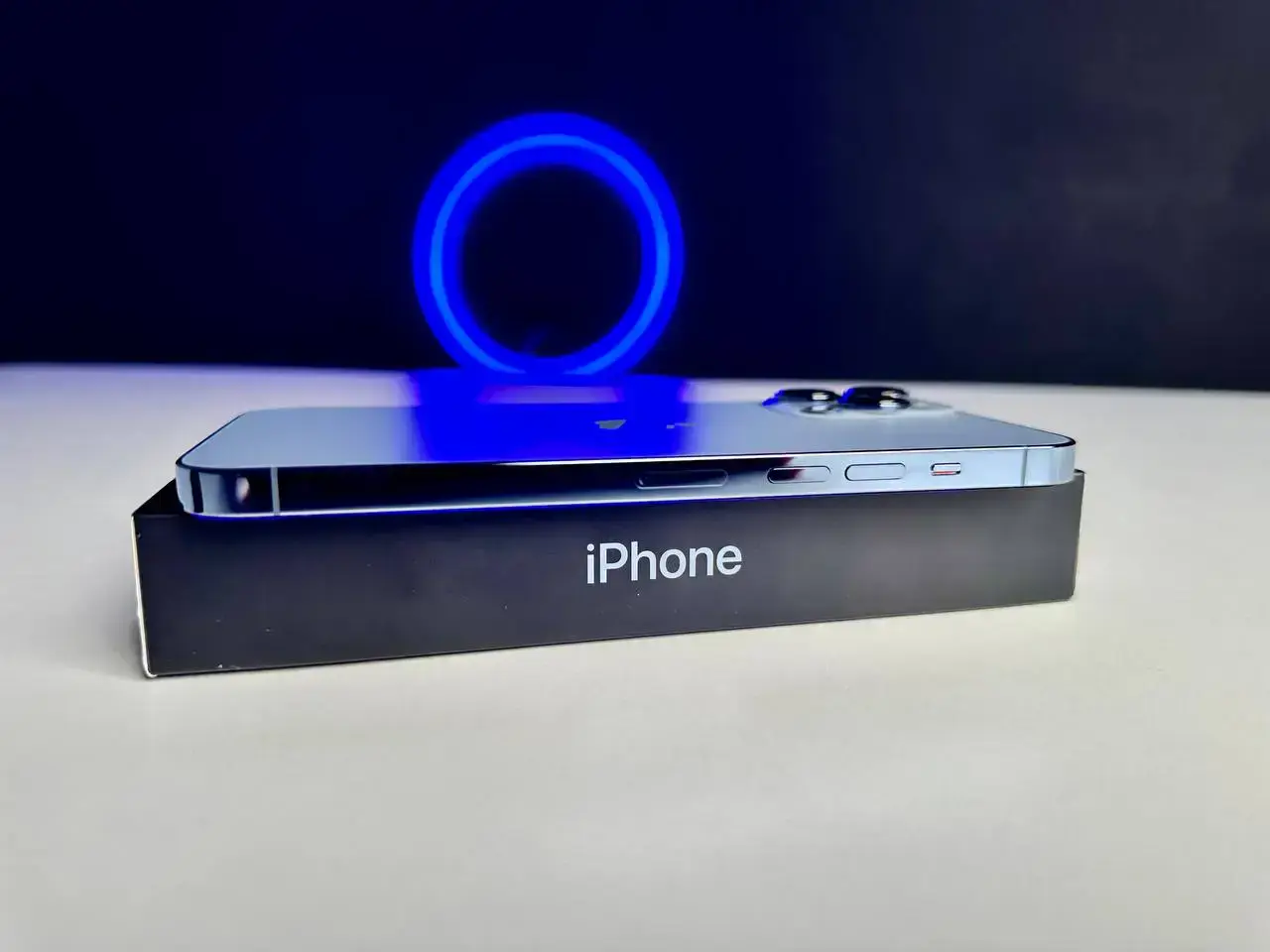 USED Apple iPhone 13 Pro Max 128GB Sierra Blue (MLKP3, MLL93)🔋100%(Стан - 10/10, Комплект - Повний | гарантія - 1 міс.)
