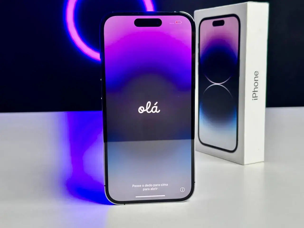 USED Apple iPhone 14 Pro 128GB Deep Purple (MQ0G3)🔋100%(Состояние - 9/10, Комплект - Полный | гарантия - 1 мес.)