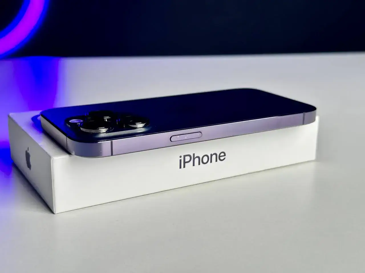USED Apple iPhone 14 Pro 128GB Deep Purple (MQ0G3)🔋99%(Стан - 9.5/10, Комплект - Повний | гарантія - 1 міс.)