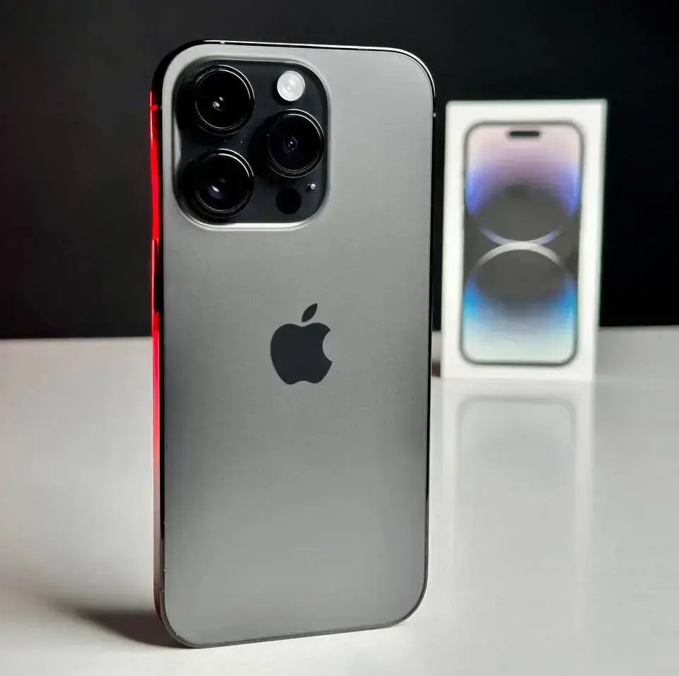 USED Apple iPhone 14 Pro 128GB Space Black (MPXV3)🔋100%(Стан - 10/10, Комплект - Повний | гарантія - 1 міс.)
