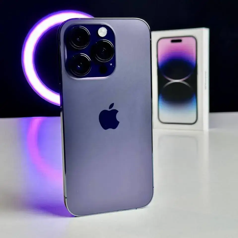 USED Apple iPhone 14 Pro 256GB Deep Purple (MQ1F3)🔋90%(Стан - 9/10, Комплект - Повний | гарантія - 1 міс.)