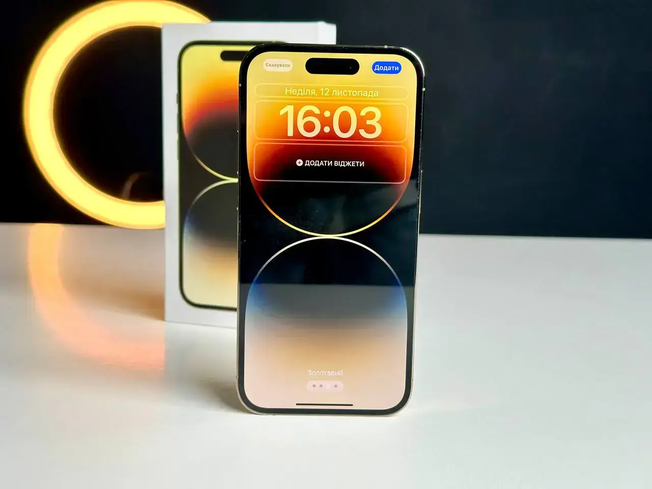USED Apple iPhone 14 Pro 256GB Gold (MQ183)🔋100%(Стан - 9/10, Комплект - Повний | гарантія - 1 міс.)