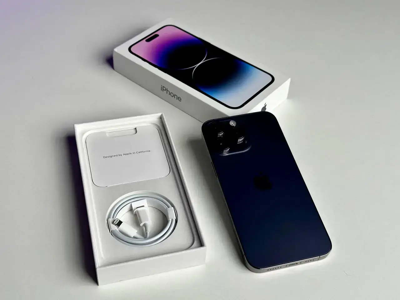 USED Apple iPhone 14 Pro Max 128GB Deep Purple eSim (MQ8R3)🔋93%(Стан - 10/10, Комплект - повний | гарантія - 1 міс.)
