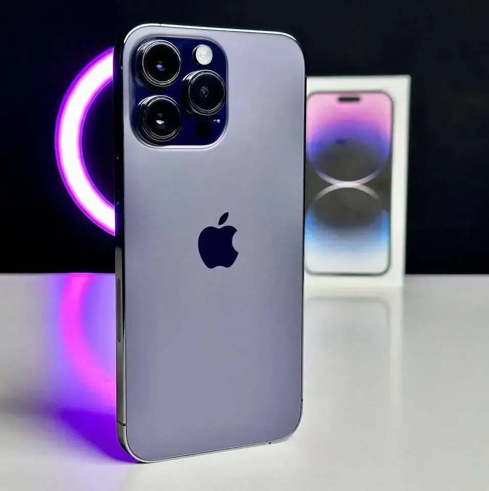 USED Apple iPhone 14 Pro Max 128GB Deep Purple eSim (MQ8R3)🔋93%(Стан - 10/10, Комплект - повний | гарантія - 1 міс.)