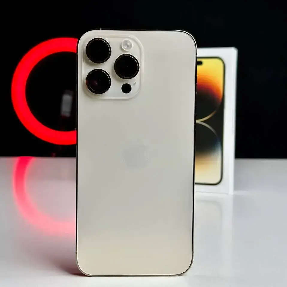 USED Apple iPhone 14 Pro Max 128GB Gold (MQ9R3)🔋91%(Стан - 10/10, Комплект - повний | гарантія - 1 міс.)