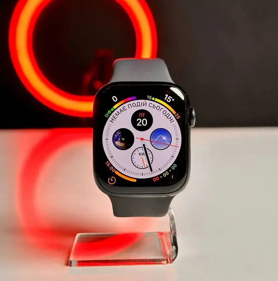 USED Apple Watch Series 8 GPS 45mm Midnight Aluminum Case with Midnight Sport Band - Regular (MNP13)
